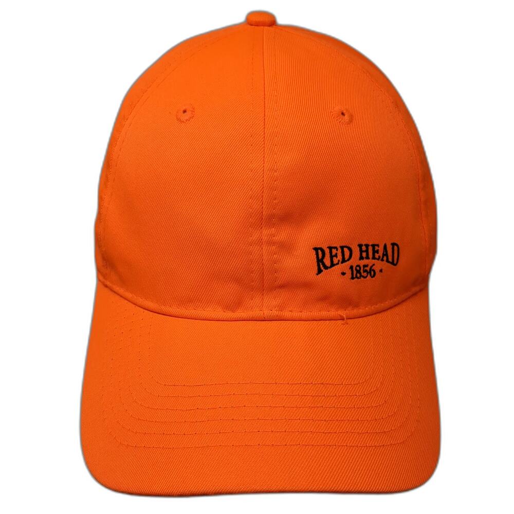 RedHead Baseball Cap Orange One Size Hook Loop Strapback Hunting Safety Hat